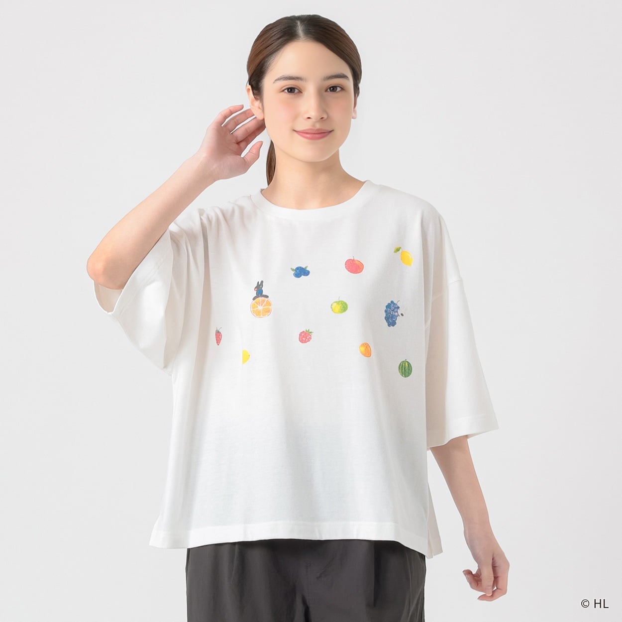 パーツアソート　かおりん様 リサとガスパールプリントT レディス SELF+SERVICE(セルフ＋サービス