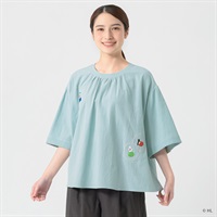 リサとガスパールブラウス レディス SELF+SERVICE(セルフ＋サービス) SP26SS-SELS02(ウスアオ-M)