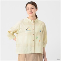 リサとガスパールシャツジャケット レディス SELF+SERVICE(セルフ＋サービス) SP26SS-SELS17(ウスキイロ-M)