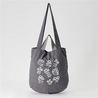 花刺繍トートバッグ レディス SELF+SERVICE(セルフ＋サービス) ICJ-91672(チャコ－ルグレ－-ﾌﾘｰ)