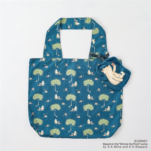 Disney くまのプーさん / 収納つきエコバッグ レディス SELF+SERVICE(セルフ＋サービス) GL1266511-SS(Ａコイアオ-ﾌﾘｰ)