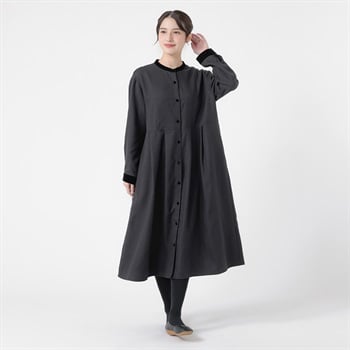 EXPAND ベルベット使いワンピース レディス SELF+SERVICE(セルフ＋サービス) CP323593-SS(クロ-M)
