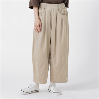 細コールタックポケットパンツ レディス SELF+SERVICE(セルフ＋サービス) SP26AW-TA02(Ａウスクロ-M)