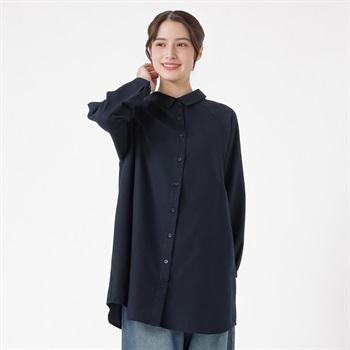 オーガニック綿入2wayチュニック レディス SELF+SERVICE(セルフ＋サービス) ONP6016723-SS(コイアオ-M)