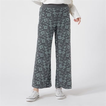 kippis ニット総柄パンツ レディス SELF+SERVICE(セルフ＋サービス) YG2609IS07-SS(チャコ－ルグレ－-M)