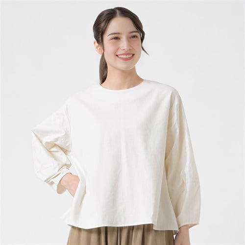 kippis 袖刺繍Tブラウス レディス SELF+SERVICE(セルフ＋サービス) YG2609IS2B-SS