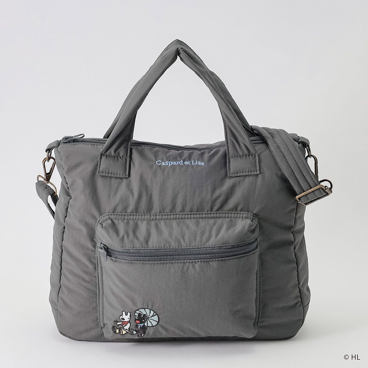 リサとガスパールパフショルダー レディス SELF+SERVICE(セルフ＋サービス) SP26AW-TAS06(チャコ－ルグレ－-ﾌﾘｰ)