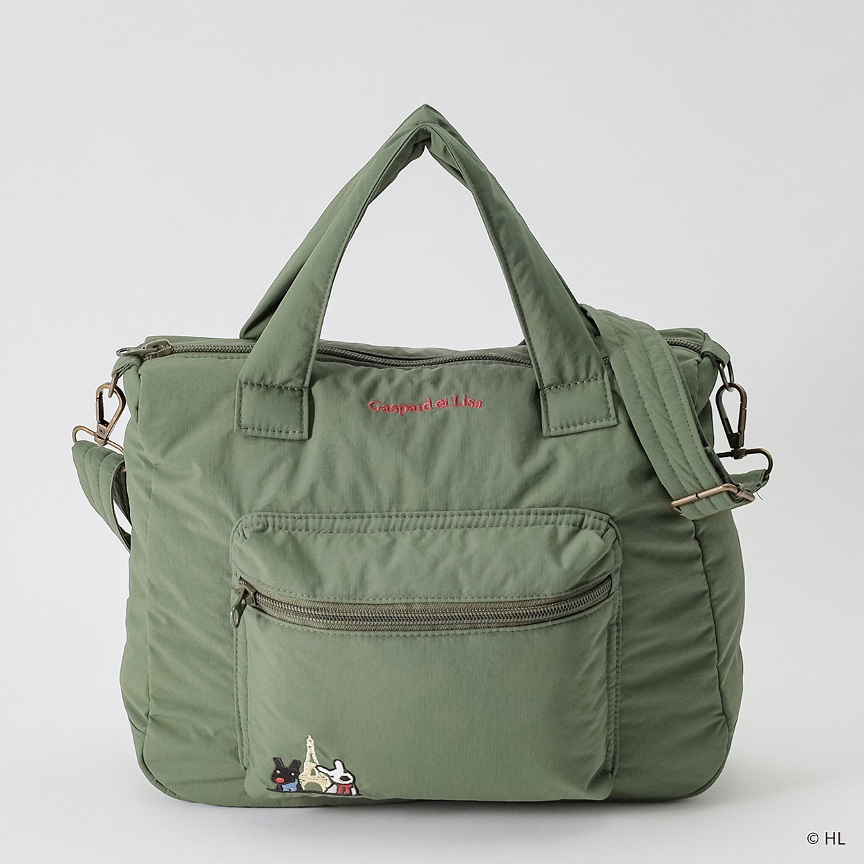 リサとガスパールパフショルダー レディス SELF+SERVICE(セルフ＋サービス) SP26AW-TAS06(Ａコイミドリ-ﾌﾘｰ)