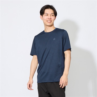 クルーネック半袖Tシャツ 吸水速乾 制菌 RILLFOX  メンズ(コイアオ-XL)