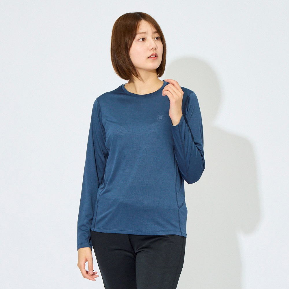 クルーネック長袖Tシャツ 吸水速乾 制菌 RILLFOX レディス | イオン