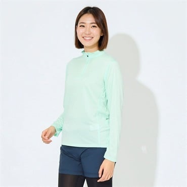 ハーフZIP長袖Tシャツ 吸水速乾 制菌 RILLFOX レディス