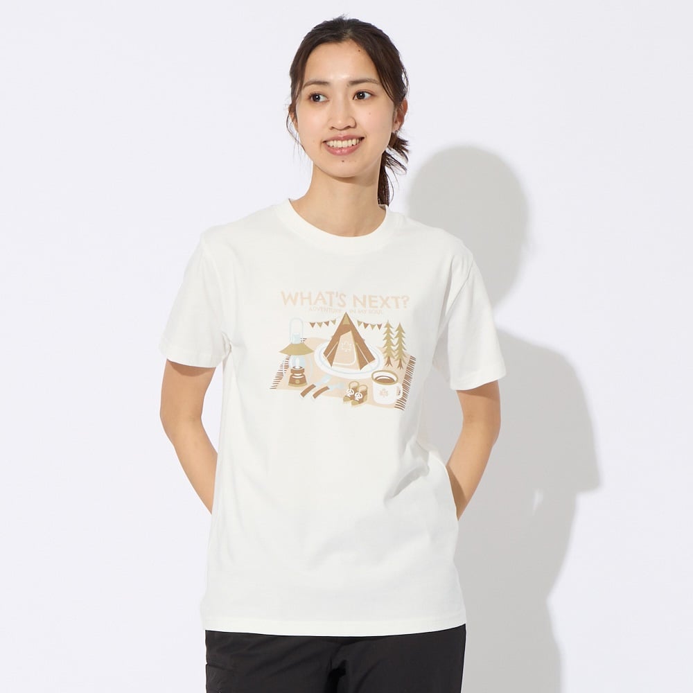 LOGOS PARK(ロゴスパーク) 半袖プリントTシャツ スパイラル