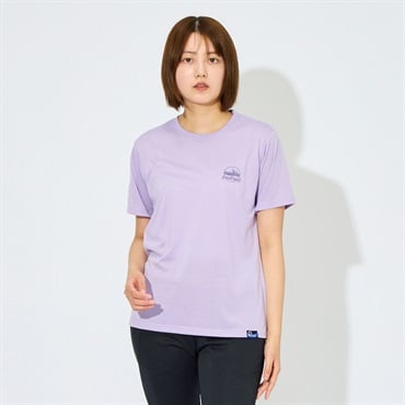 PenField（ペンフィールド） 半袖Ｔシャツ 胸プリント 驚異の速乾力 ナチュラルな風合い 抗菌防臭 レディス(ウスムラサキ-L)