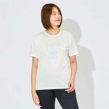 PenField（ペンフィールド） 半袖Ｔシャツ LOVEプリント 驚異の速乾力 ナチュラルな風合い 抗菌防臭 レディス(アイボリー-M)