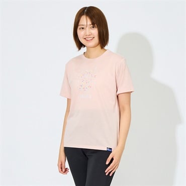 PenField（ペンフィールド） 半袖Ｔシャツ LOVEプリント 驚異の速乾力 ナチュラルな風合い 抗菌防臭 レディス(ウスアカ-XL)