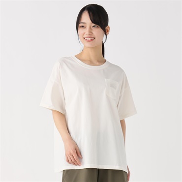 coleman(コールマン) ポケット付きドライ半袖Ｔシャツ 吸水速乾 レディス(シロ-XL)