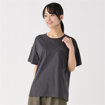 coleman(コールマン) ポケット付きドライ半袖Ｔシャツ 吸水速乾 レディス(チャコ－ルグレ－-XL)