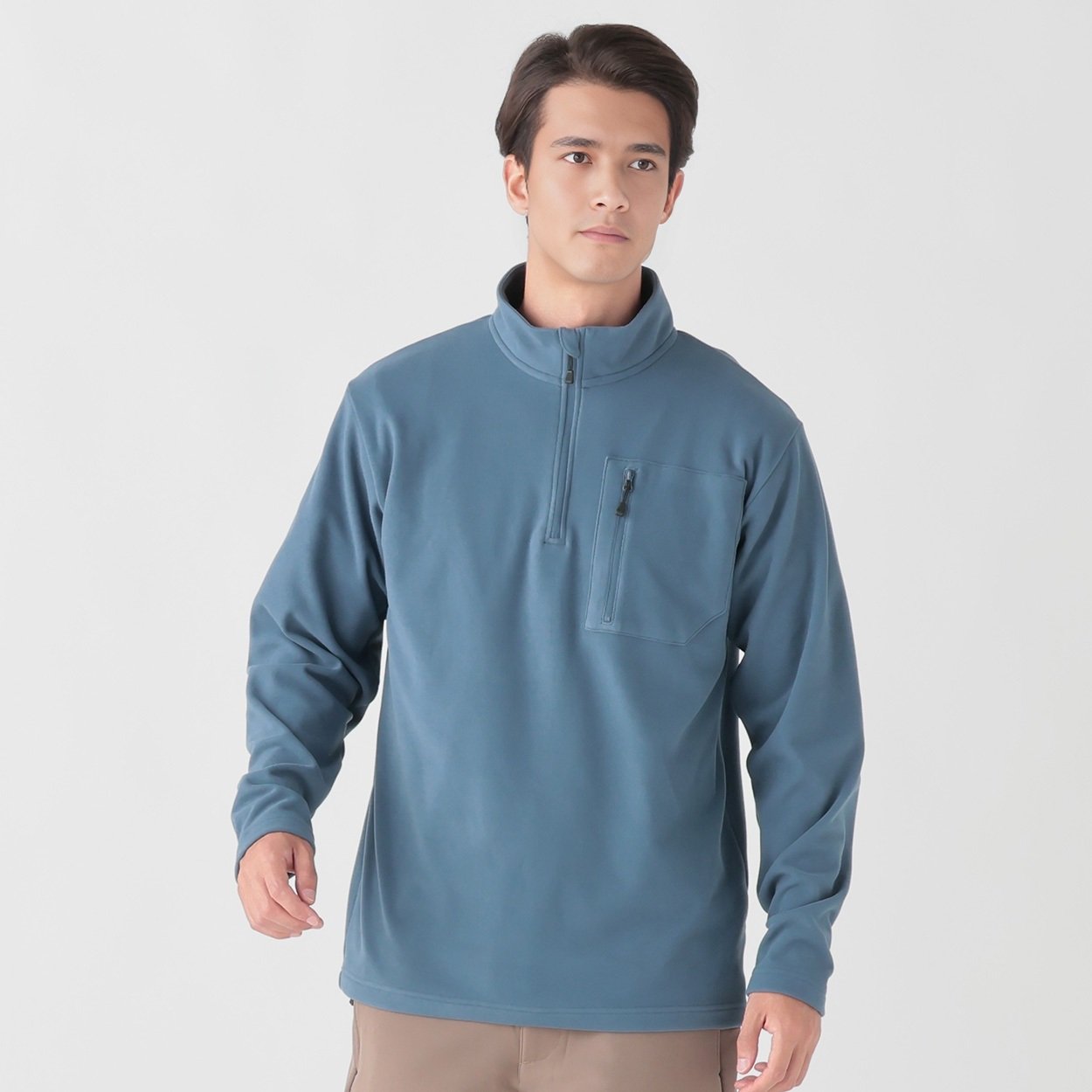 ハーフZIP Tシャツ ストレッチ メンズ | イオンスタイルオンライン