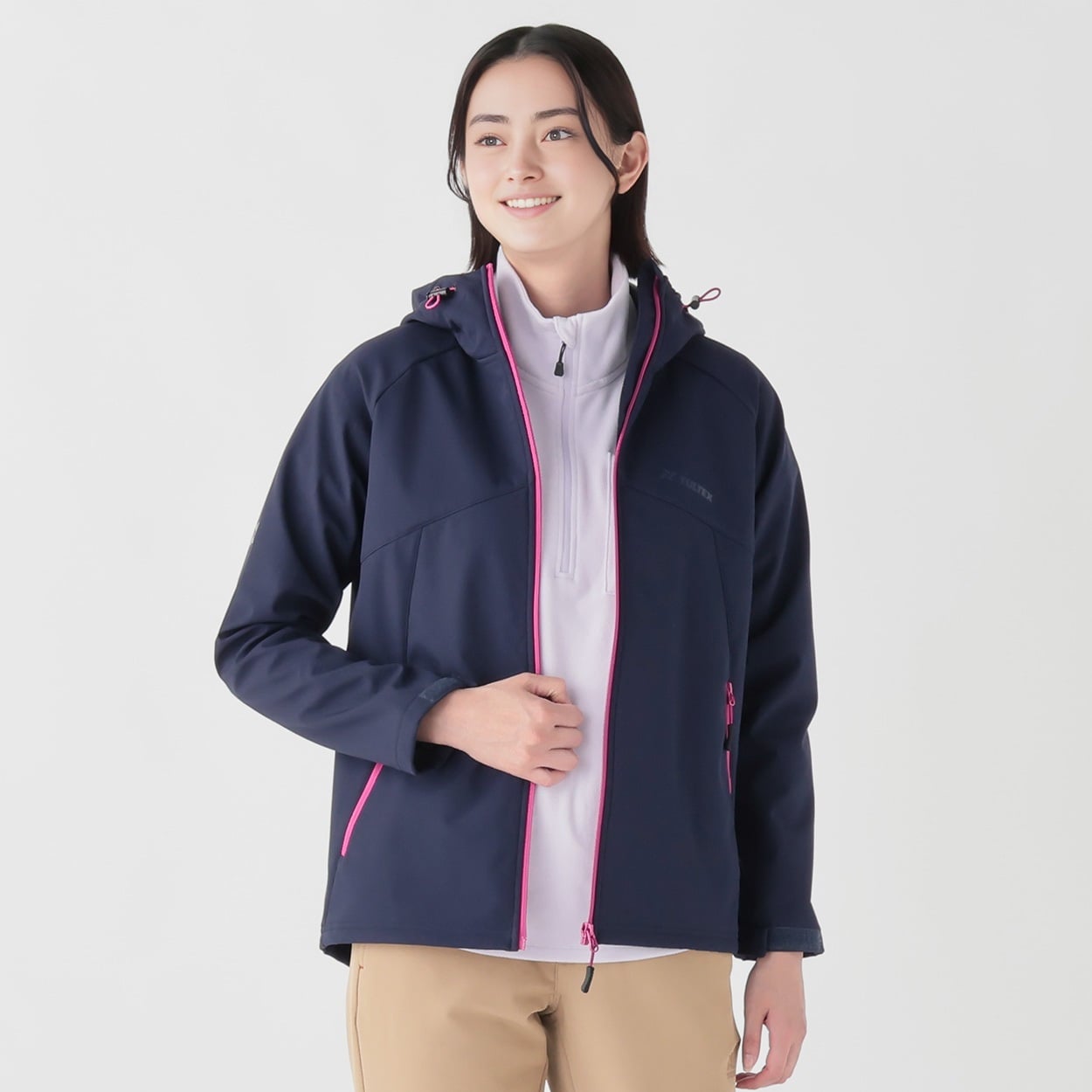 防風ボンディングパーカー 防風・耐久はっ水・裏フリース TULTEX