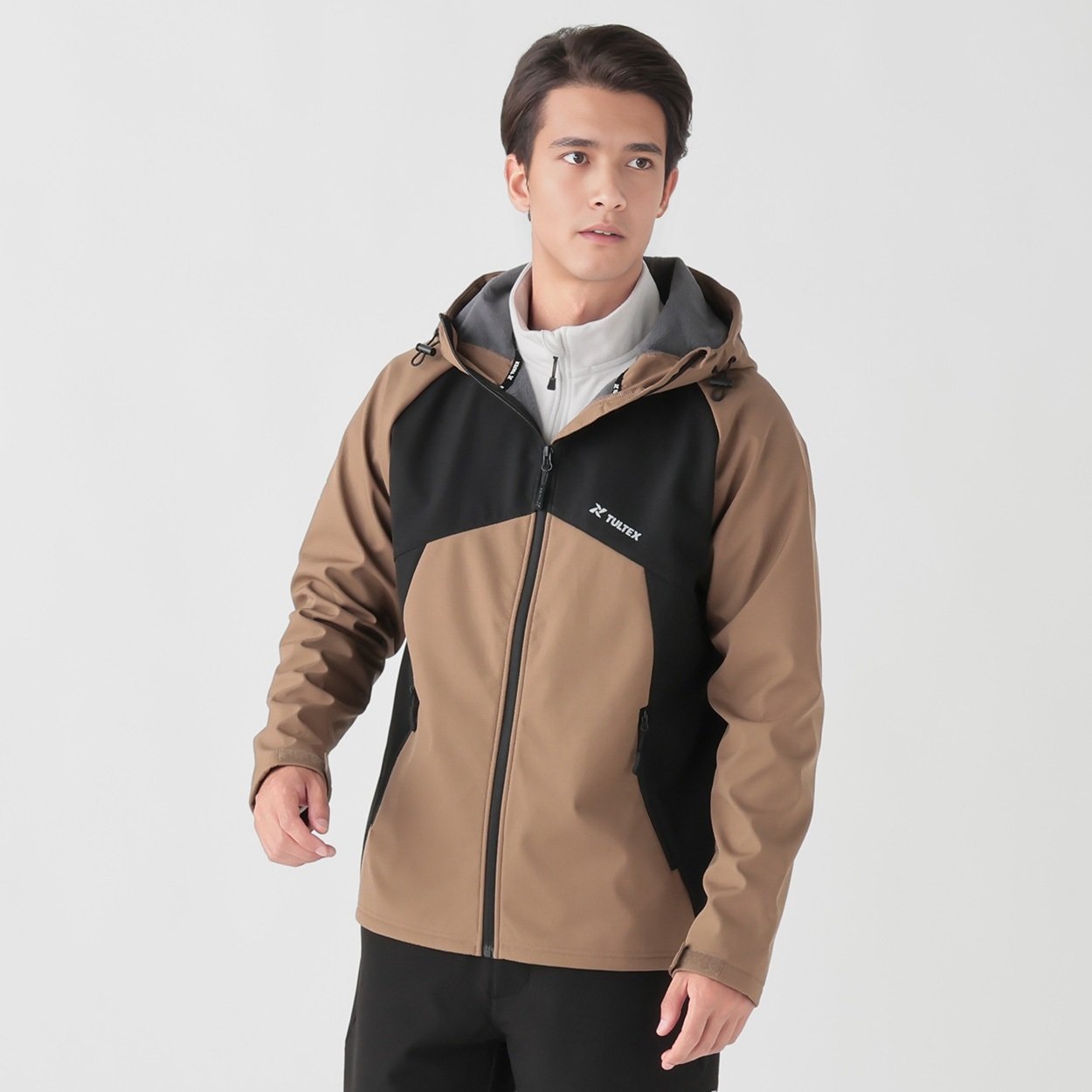 防風ボンディングパーカー 防風・耐久はっ水・裏フリース TULTEX