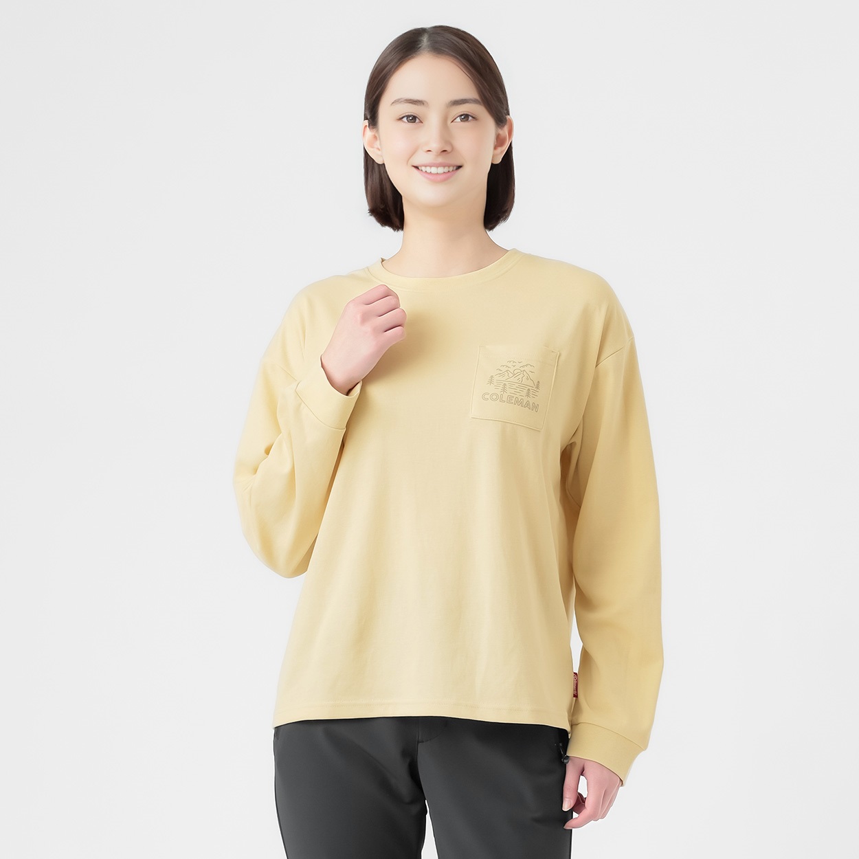 Coleman(コールマン) レディス胸ポケット長袖Tシャツ レディス