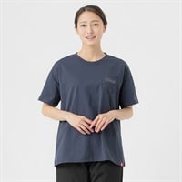 Tシャツ さらりとした生地  ポケット付 レディス(コイアオ-M)