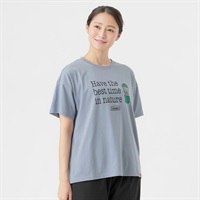 Tシャツ 多色 COLEMANランタンデザイン レディス(ウスアオ-M)