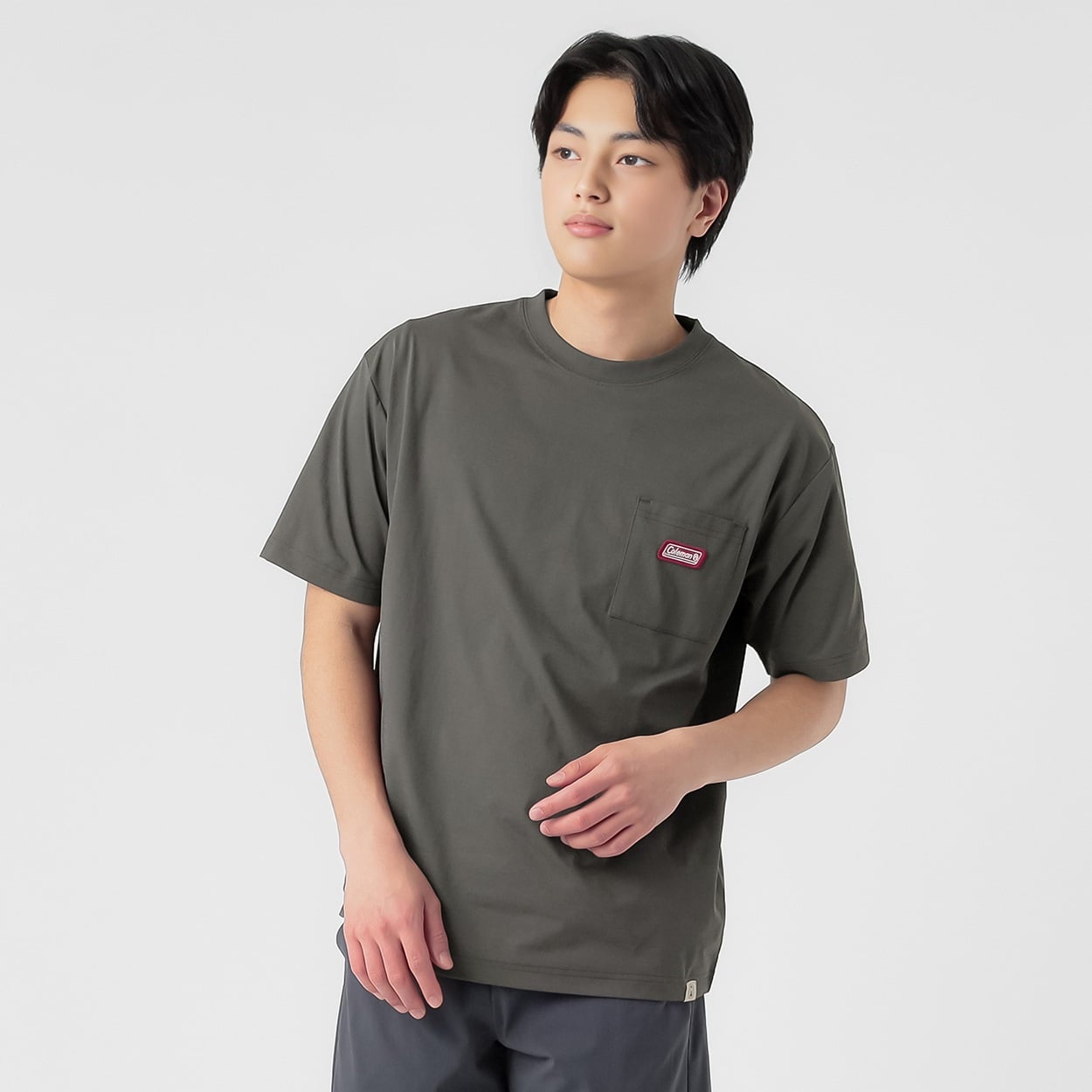 Tシャツ さらりとした生地 ポケット付 メンズ | イオンスタイル
