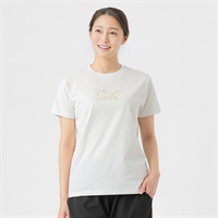 Ｔシャツ 山の道具プリント ＬＯＧＯＳ ＰＡＲＫ レディス(シロ-M)