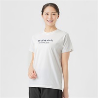 Ｔシャツ アニマルプリント ＬＯＧＯＳ ＰＡＲＫ レディス(シロ-M)