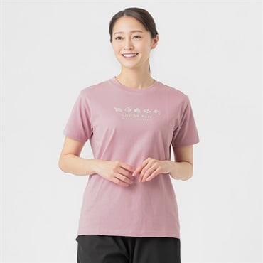 Ｔシャツ アニマルプリント ＬＯＧＯＳ ＰＡＲＫ レディス(ウスアカ-M)