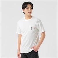 コールマンポケット付き半袖Tシャツ メンズ(シロ-M)
