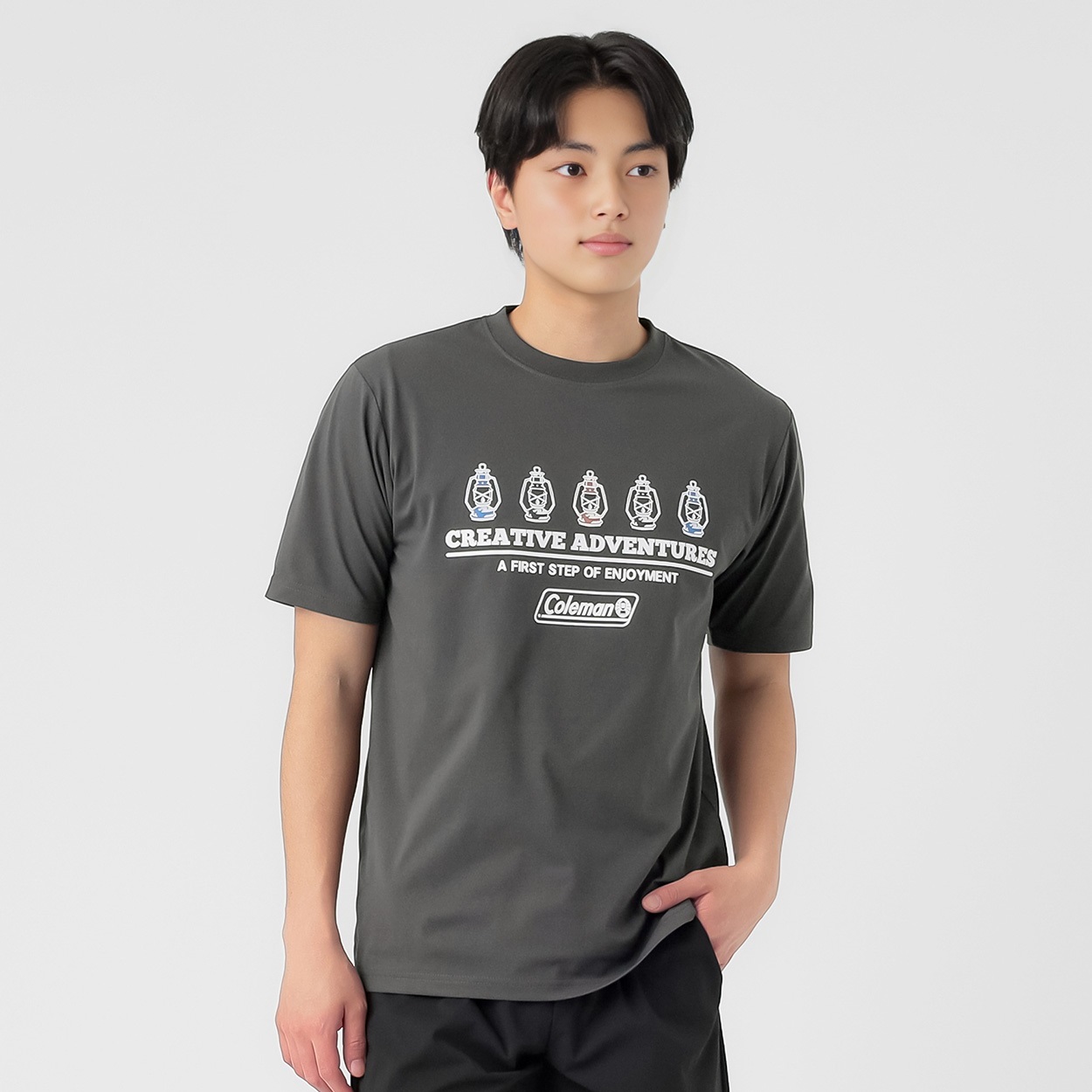 コールマン天竺プリント半袖Tシャツ メンズ | イオンスタイル
