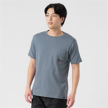 FIRST DOWN EXPLORATION GEAR カットソー アイスコットン胸ポケット刺繡Tシャツ メンズ(コイアオ-M)