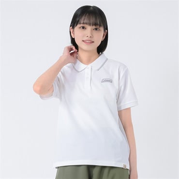 Coleman(コールマン) 鹿の子ポロシャツ 吸水速乾 レディス(シロ-M)