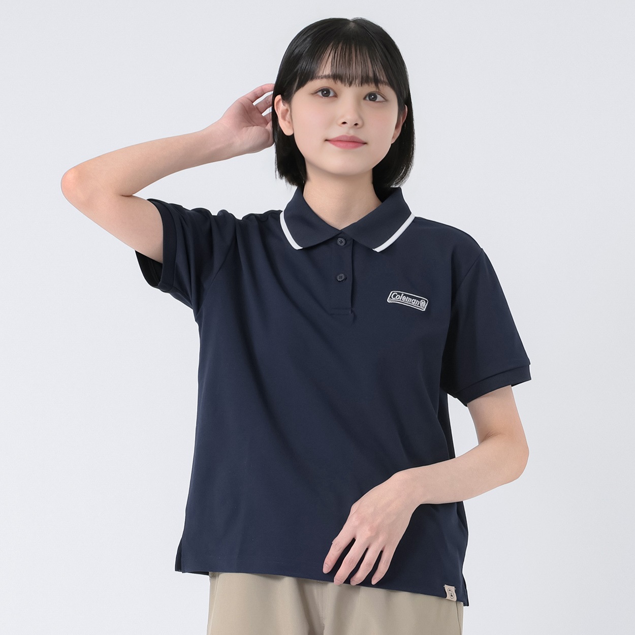 Coleman(コールマン) 鹿の子ポロシャツ 吸水速乾 レディス | イオン