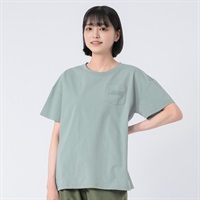 Coleman(コールマン) ワンポイント半袖Ｔシャツ 吸水速乾 レディス(ウスアオ-M)