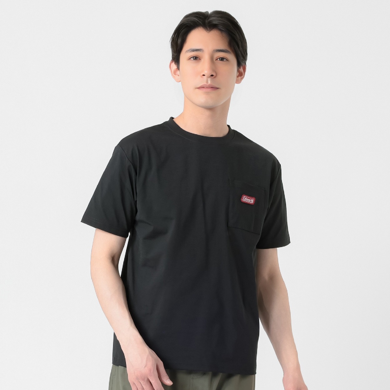 Coleman(コールマン) 半袖Ｔシャツ 吸水速乾 メンズ(クロ-L)