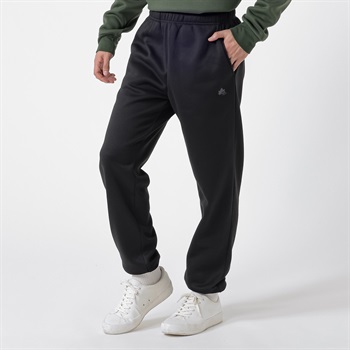 LOGOSPark ワンポイントロゴスウェットパンツ 裏起毛 メンズ(クロ-M)
