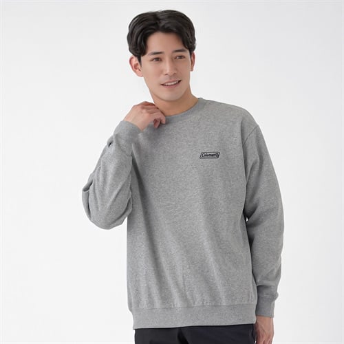 Coleman(コールマン) Coleman 胸ワンポイント裏起毛トレーナー メンズ(ウスクロ-M)