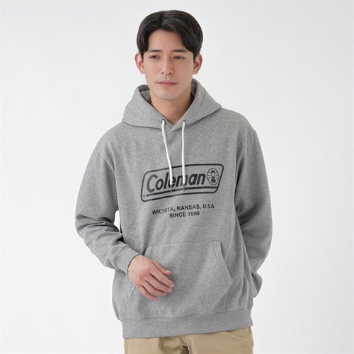Coleman(コールマン) Coleman ロゴプリント裏起毛パーカー メンズ