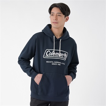 Coleman(コールマン) Coleman ロゴプリント裏起毛パーカー メンズ(コイアオ-M)