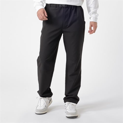 裏起毛トレッキングパンツ ストレッチ TULTEX メンズ(クロ-M)