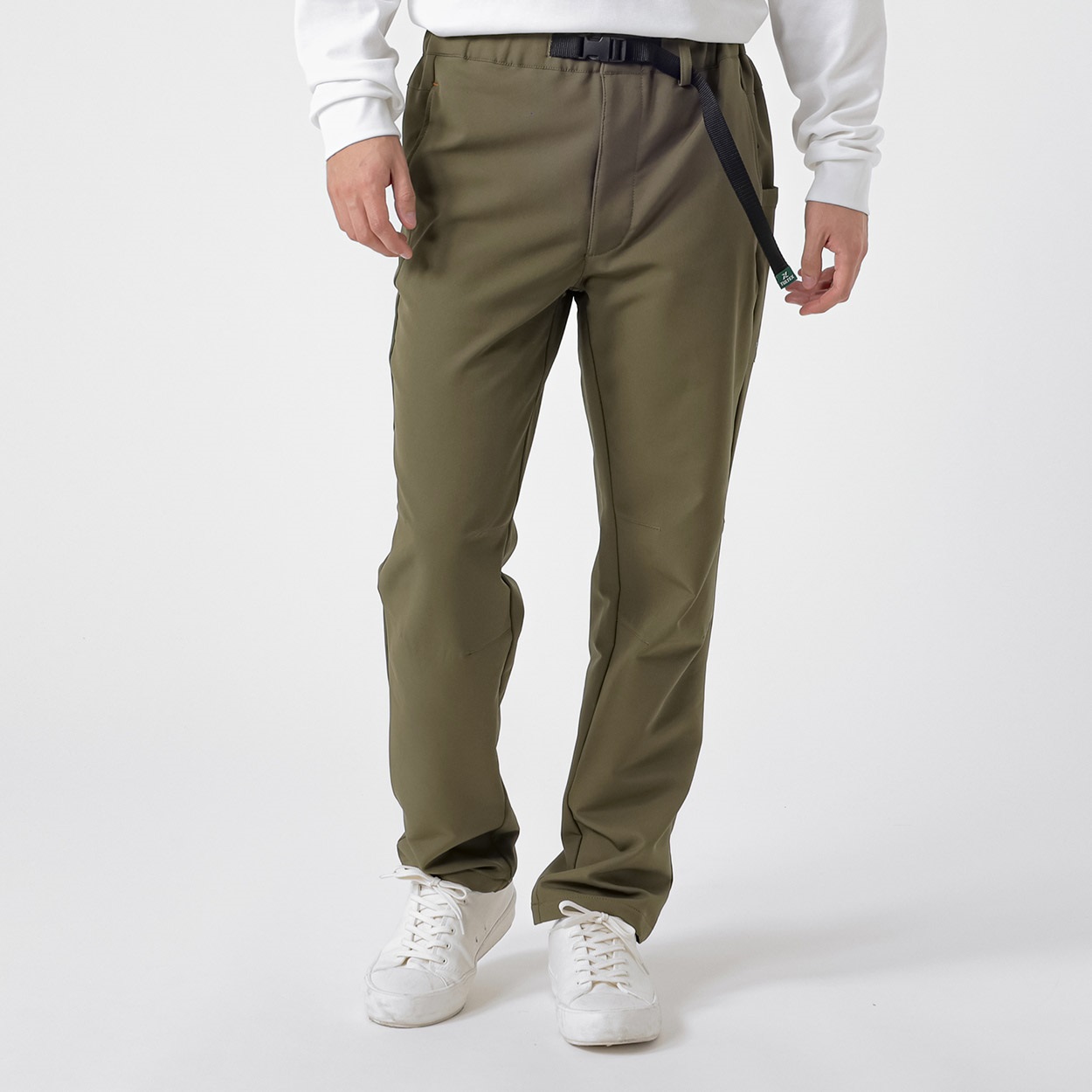 裏起毛トレッキングパンツ ストレッチ TULTEX メンズ(コイミドリ-L)