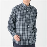 MACBETH(マクベス) 長袖パナマチェックシャツ メンズ(アオ-M)