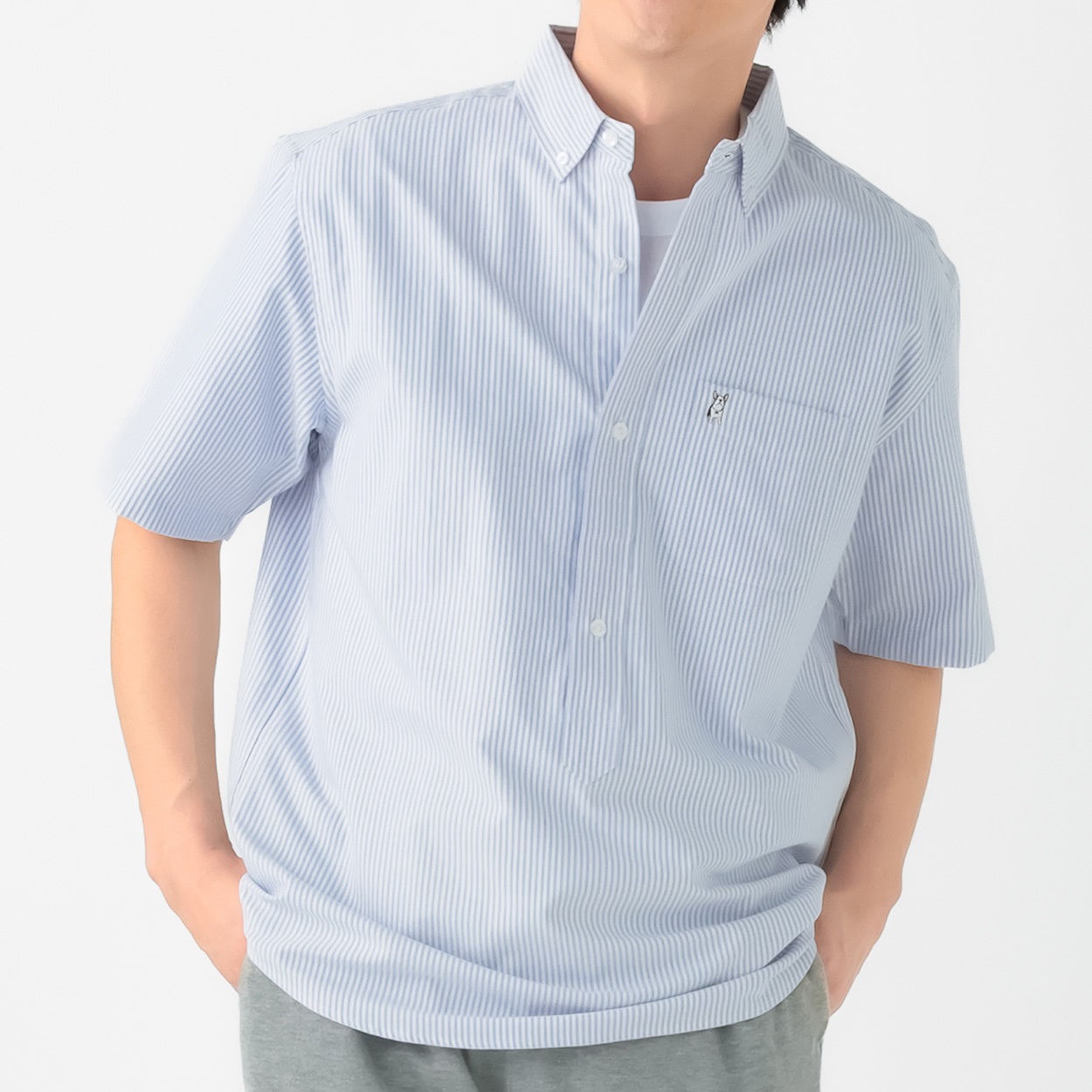 メンズ　オムプリッセ　半袖 中古・古着通販】HOMME PLISSE ISSEY MIYAKE (オム プリッセ イッセイ