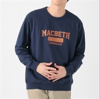 MACBETH(マクベス) ミニ裏毛モチーフトレーナー メンズ(コイアオ-M)