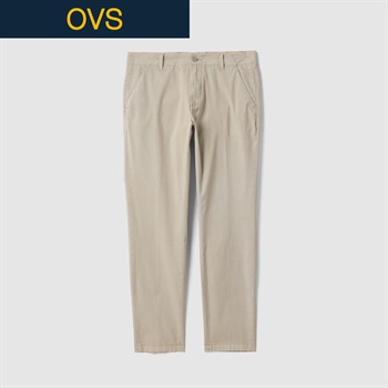 OVS（オヴィエッセ） ストレッチポプリンチノパンツ 2566345(ライトベージュ-S)