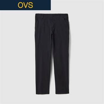 OVS（オヴィエッセ） ストレッチポプリンチノパンツ 2566352(ガンメタル-S)