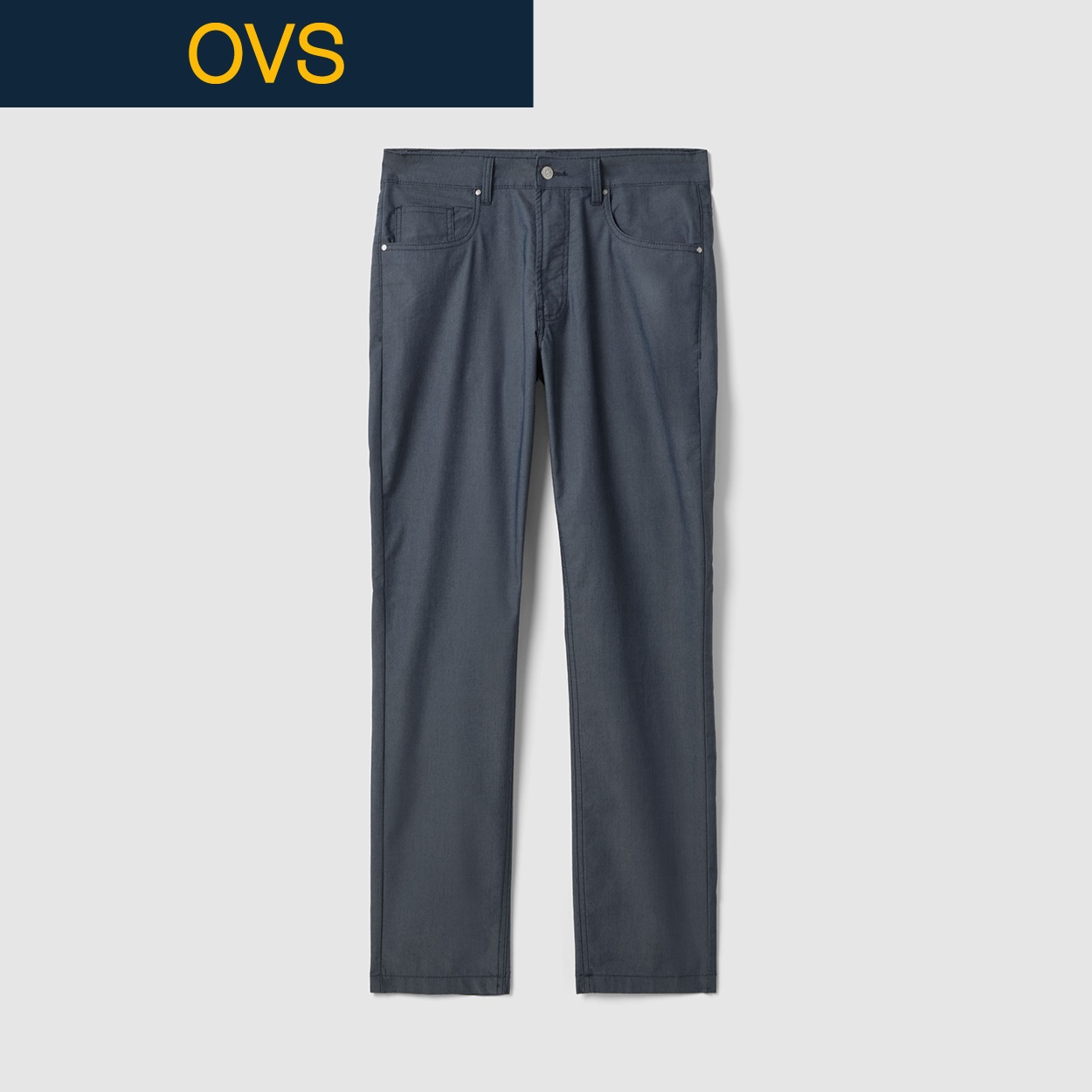 OVS（オヴィエッセ） ストレッチスリム5ポケットパンツ 2566433(ディープブルー-S)